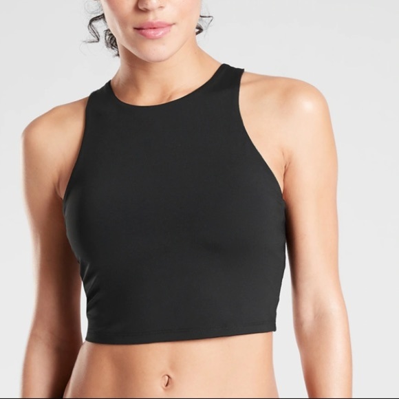 Athleta Tops - NWT ATHLETA Conscious Crop Top A-C in Black Size M